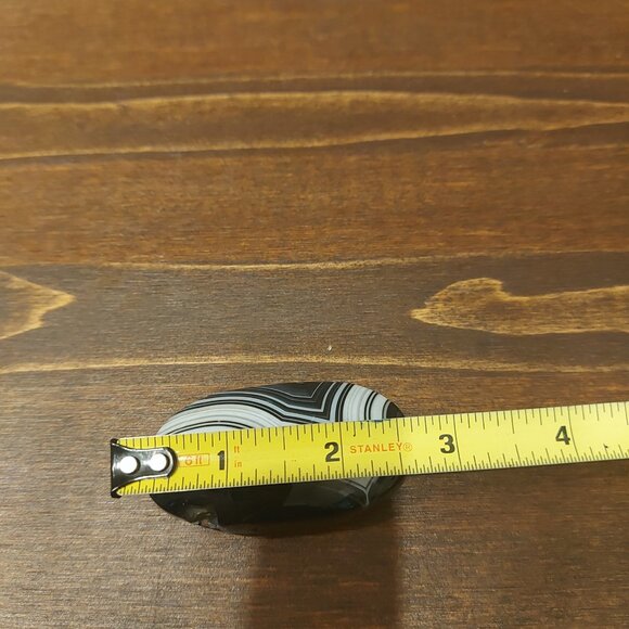 🔥 Sale 🔥 Black Onyx Palm Stone - Chipped - Picture 6 of 7